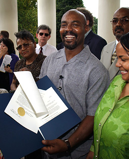 Marvin Anderson became the first Virginian to be cleared of a crime by genetic testing after new results ruled him out as the perpetrator in 2001. Anderson, who spent 15 years in prison, was convicted based on testimony from the victim in the case, who identified him in a conventional lineup.
